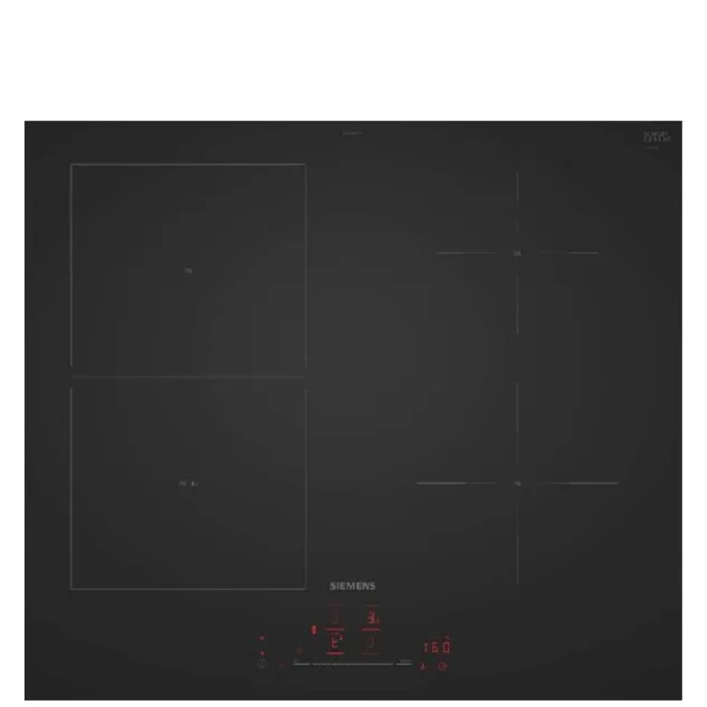 כיריים אינדוקציה SIEMENS ED61AHSC1E עם משטח זכוכית קרמית, כוח Boost 3700 וואט