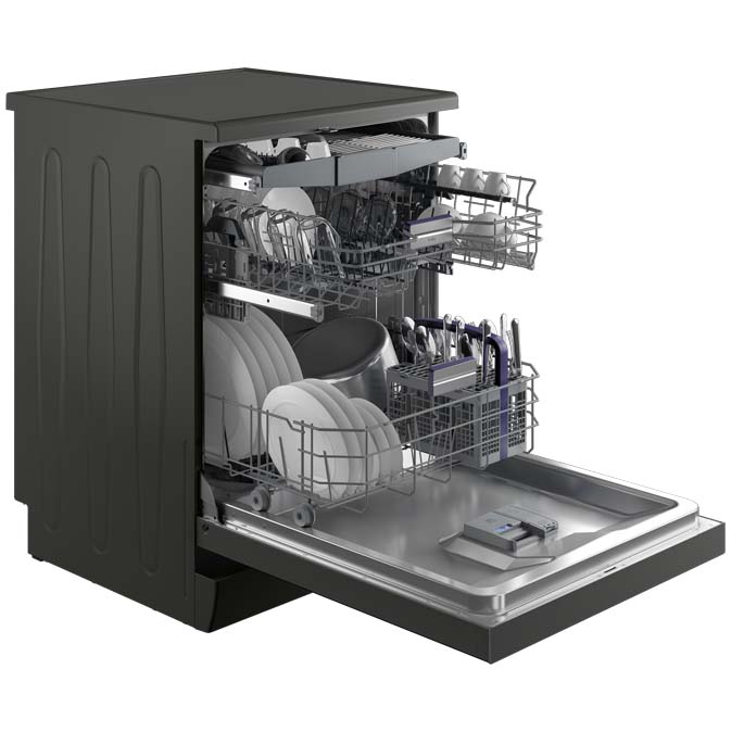 מדיח כלים Beko BDFN36522DQ ל-15 מערכות כלים, רק 9.5 ליטר מים לצריכה חסכונית! – תמונה 3