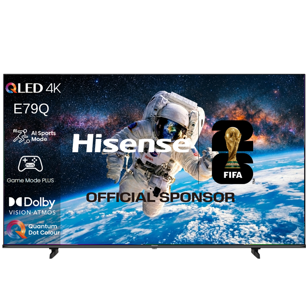 טלוויזיה חכמה 65 אינץ' HISENSE 65E79Q עם טכנולוגיית Quantum Dot ו-Dolby Vision HDR