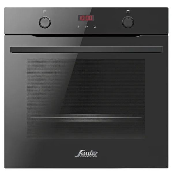 תנור בילד אין SAUTER CUISINE 7310B שחור עם נפח 77 ליטרים ואנרגיה יעילה A