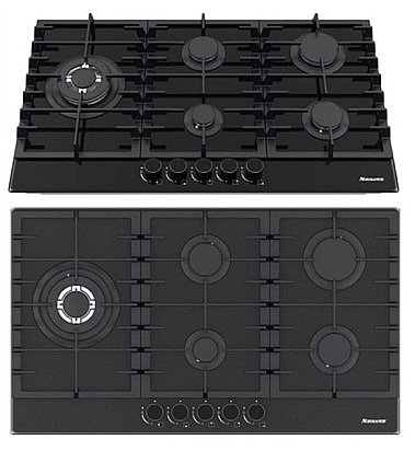 כירים גז 5 להבות – נורמנדה ND-917 black & ND-917 blackmatte