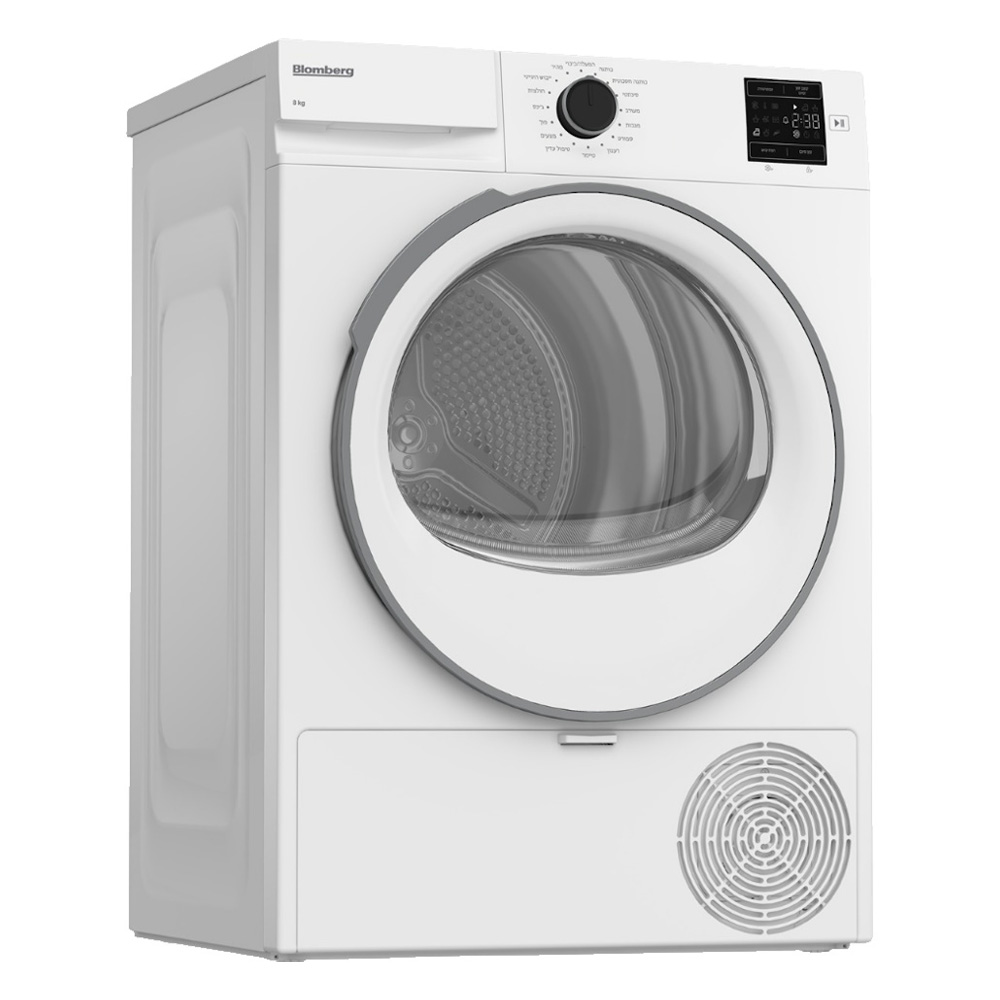 מייבש כביסה BLOMBERG BT6102W עם קיבולת של 10 ק"ג וחיישני לחות מתקדמים