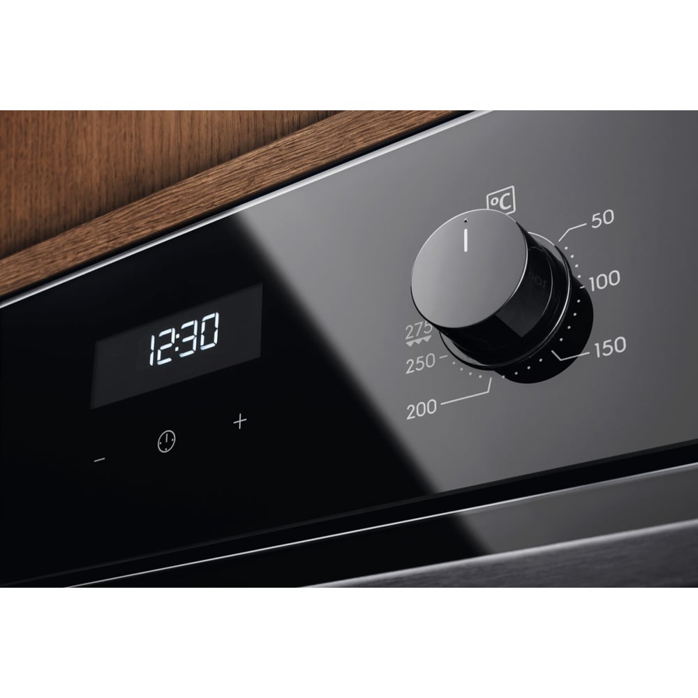 תנור אפייה בילד אין ELECTROLUX EOH6219K - 9 תוכניות ותבניות InfiSpace גדולות ב-20% – תמונה 3