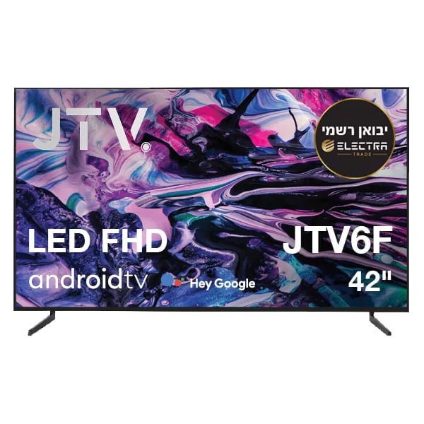 טלוויזיית JETPOINT 42 אינץ' דגם 42JTV6F עם רזולוציה Full HD ואנדרואיד TV