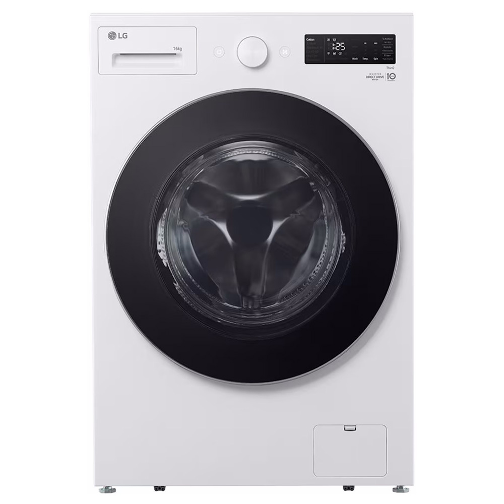 מכונת כביסה עם פתח חזית LG WF16210WB - קיבולת ענקית של 16 ק"ג!