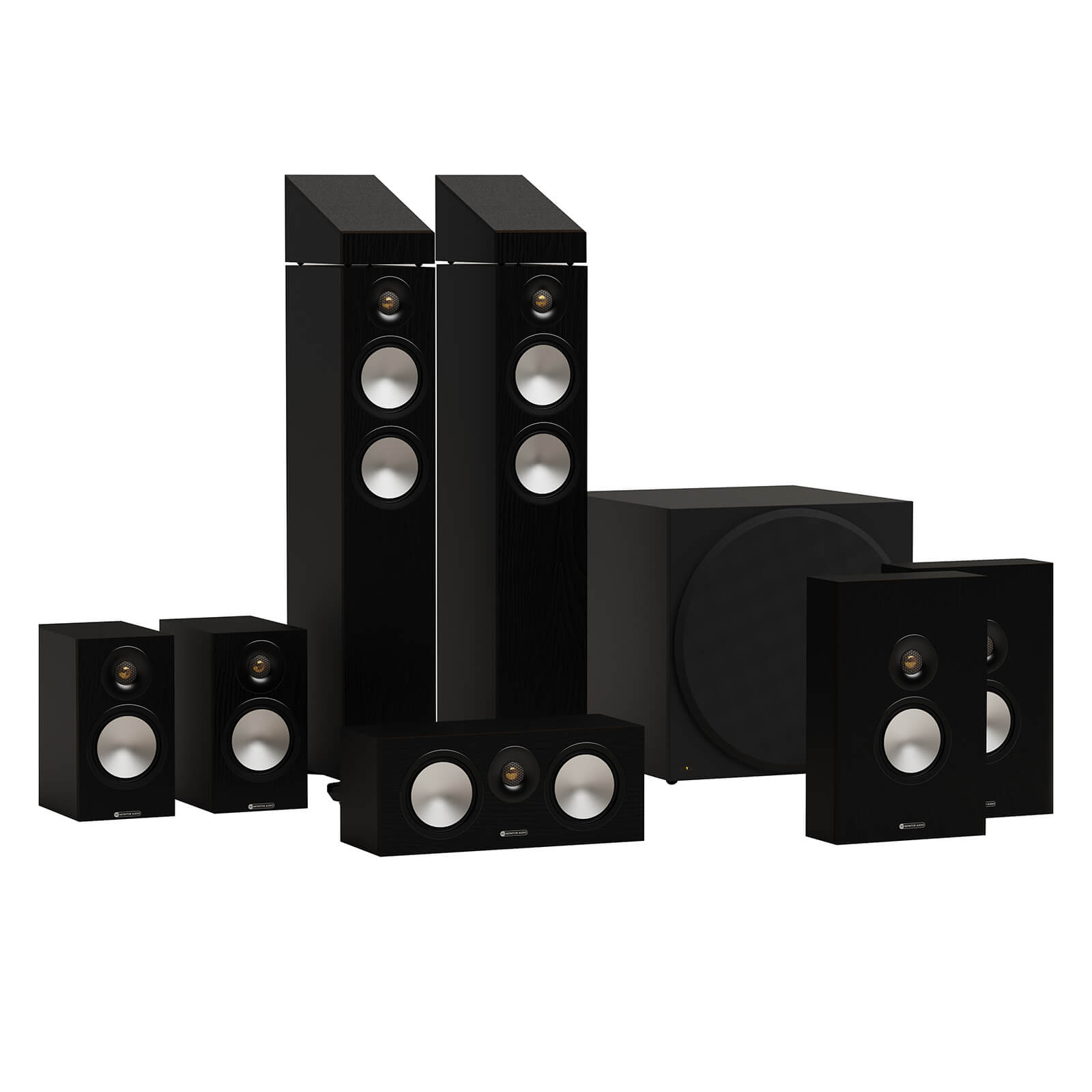 מערכת קולנוע ביתי Dolby Atmos 7.1.2 Monitor Audio Bronze 300 - קונקטור – תמונה 2