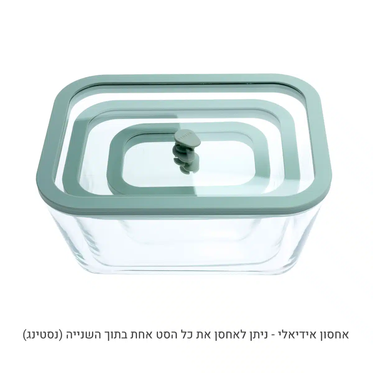 סט קופסאות זכוכית לאחסון מזון בוואקום Status עם משאבה חשמלית - New Horizon – תמונה 8