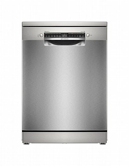 מדיח כלים BOSCH SMS4ECI27E בוש נירוסטה רוחב 60 ס"מ תוצרת גרמניה | כולל פתיחת דלת SERIE 4