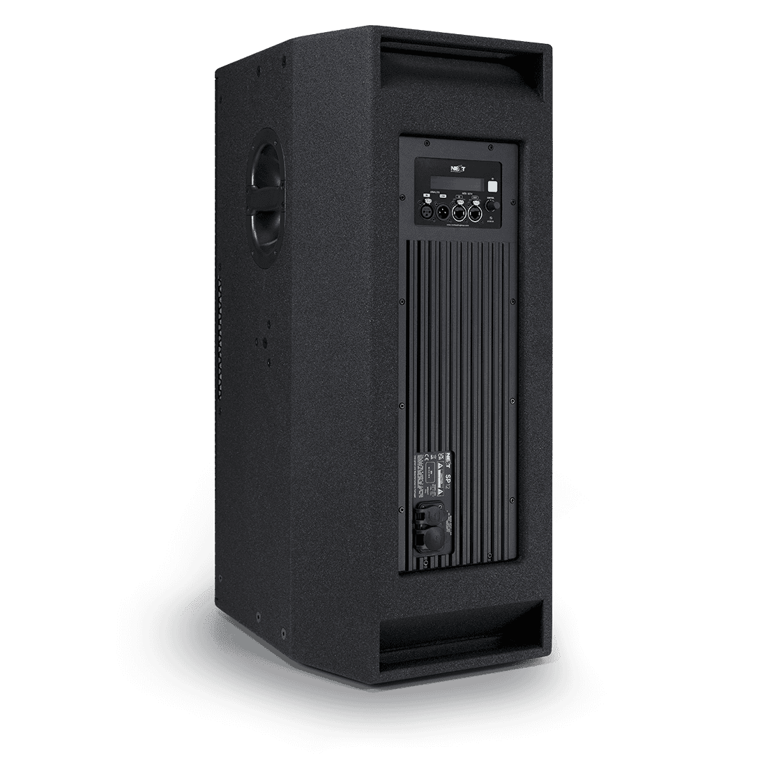 רמקול אקטיבי 3Way NEXT ProAudio SP12 עם DSP מתקדם ופיזור מתכוונן - קונקטור – תמונה 2