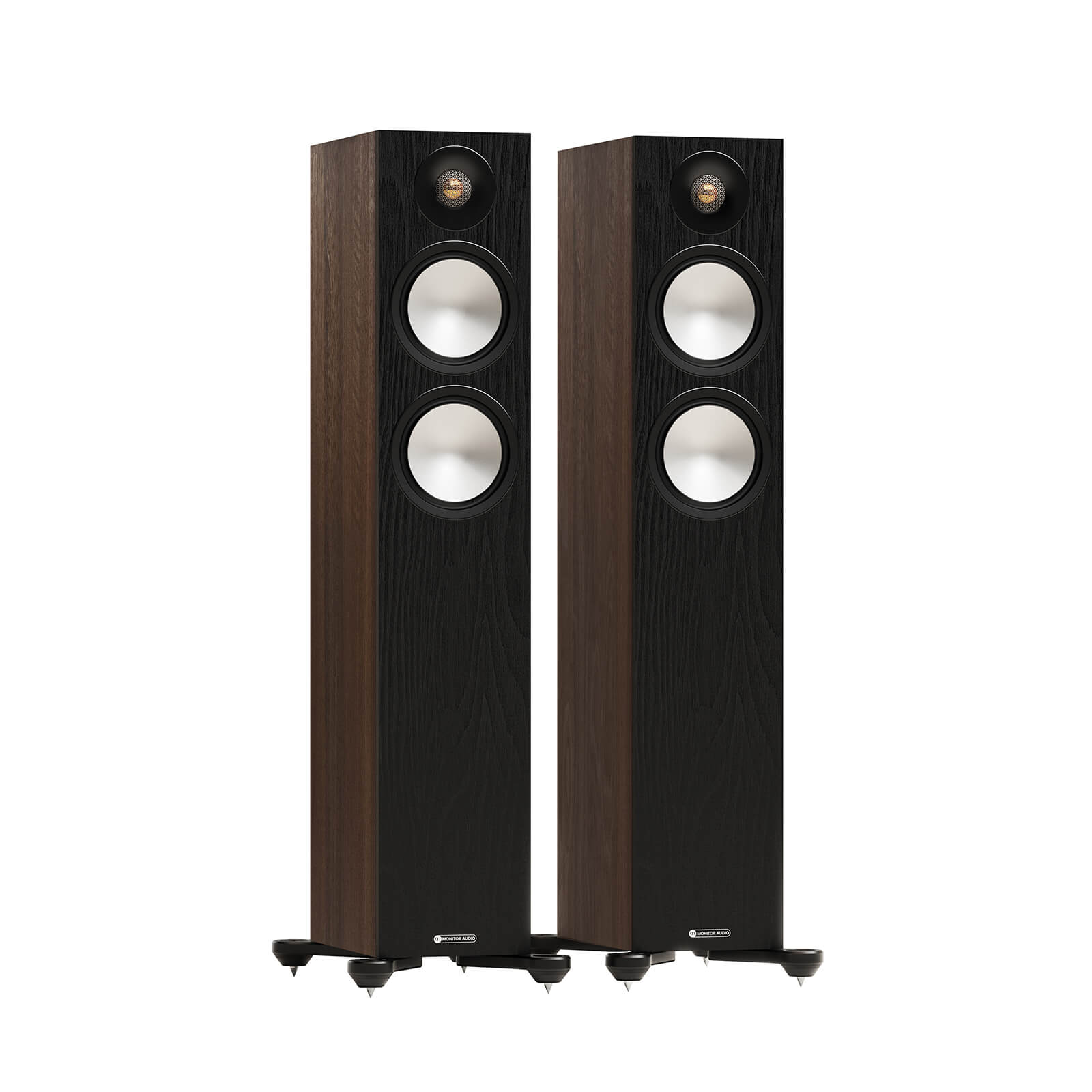 רמקולים רצפתיים Monitor Audio Bronze 300 7G מעוצבים בעץ עם סאונד עוצמתי - קונקטור – תמונה 3