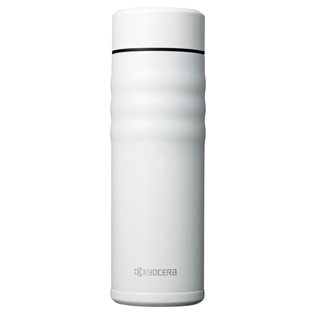 כוס תרמית קרמית KYOCERA 500 מ"ל עם מכסה מתברג וסגירה הרמטית - New Horizon – תמונה 2