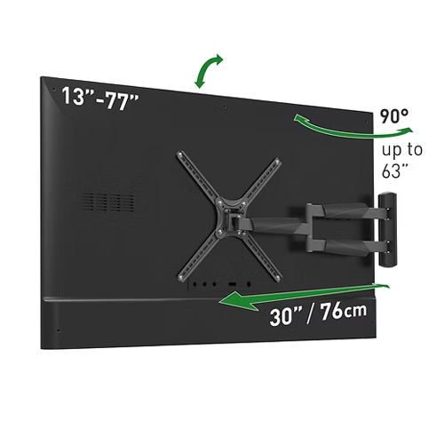 מתקן תליה למסכים 13"-77" BARKAN BM343XL - נשיאה עד 40 ק"ג, אחריות לכל החיים – תמונה 4
