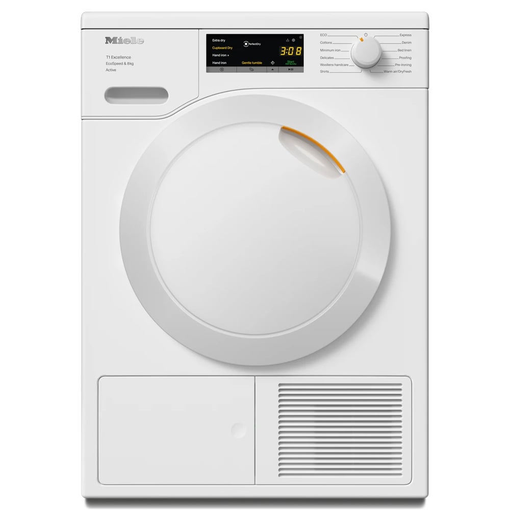 מייבש כביסה MIELE TEA 525 WP בעל קיבולת 8 ק"ג וטכנולוגיית משאבת חום