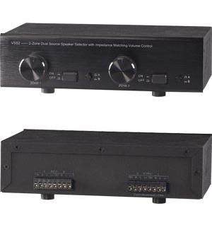 מרכזיית ווליום VOLUME2ZONE לשני אזורים