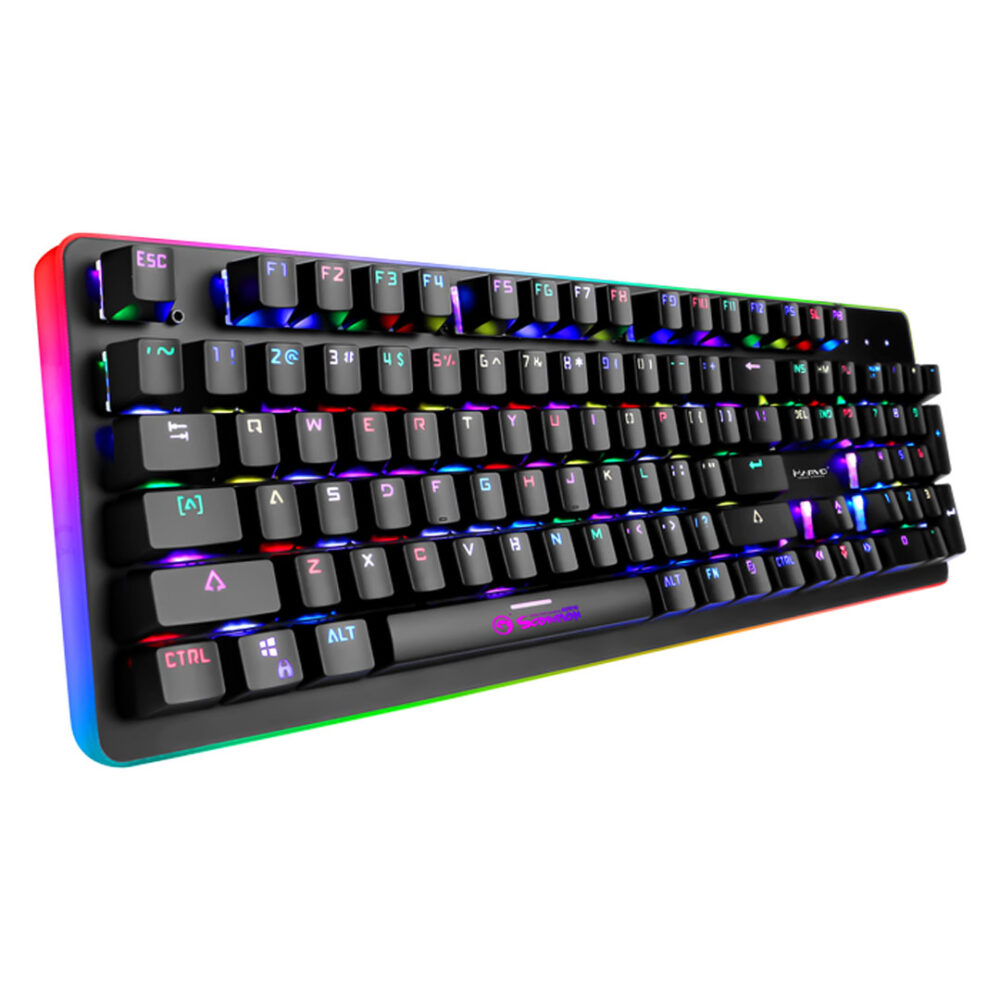 מקלדת גיימינג מכנית עם תאורה מותג MARVO דגם MARVO-KEYBO954G