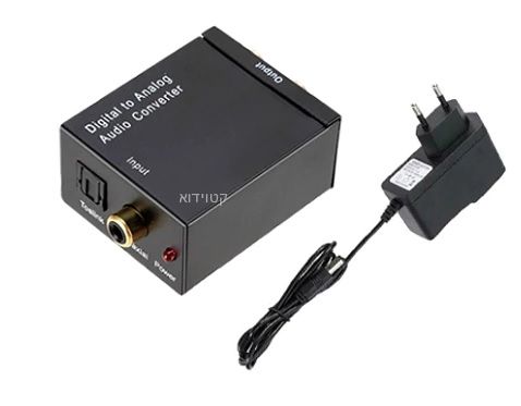 ממיר אותות דיגיטלי לאנלוגי D2A1 עם יציאות RCA והכנסת אופטי – תמונה 3