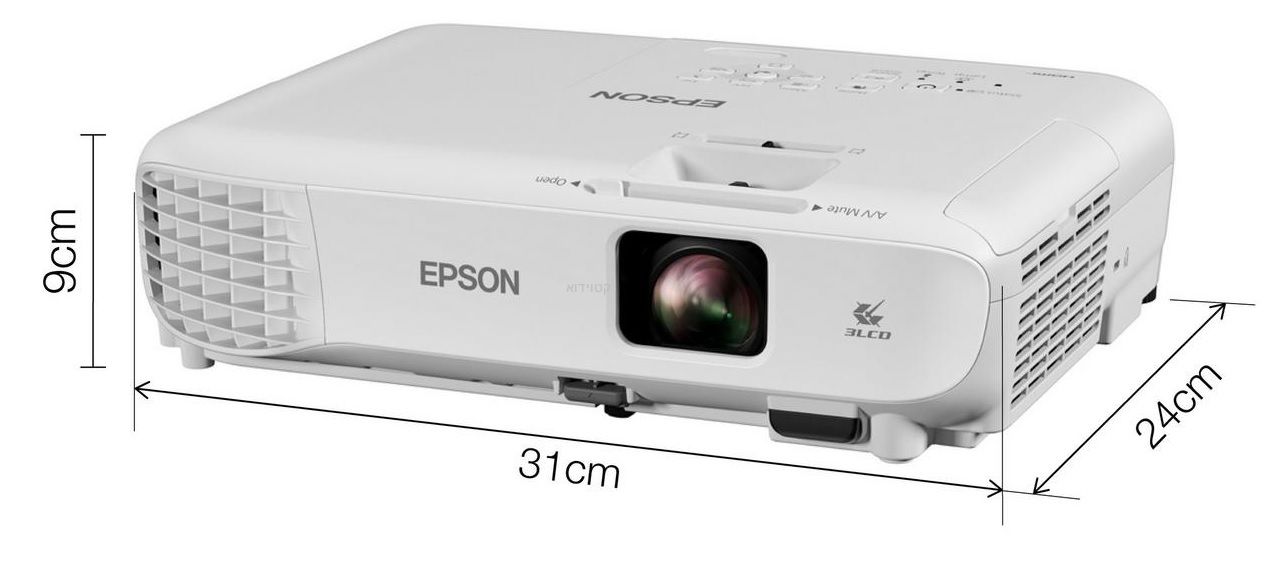 מקרן EPSON EB-W06 כולל מתקן – תמונה 4