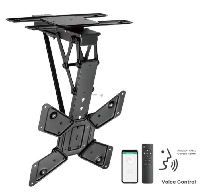 זרוע חשמלית לתקרה למסכים עד 65" דגם PLB-M0544