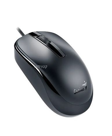 עכבר חוטי אופטי Genius DX-120 בצבע שחור