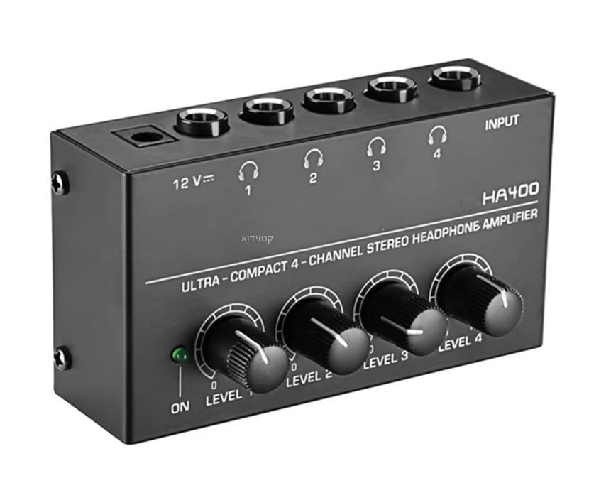 מגבר אוזניות 4 ערוצים PURE SOUND HA400