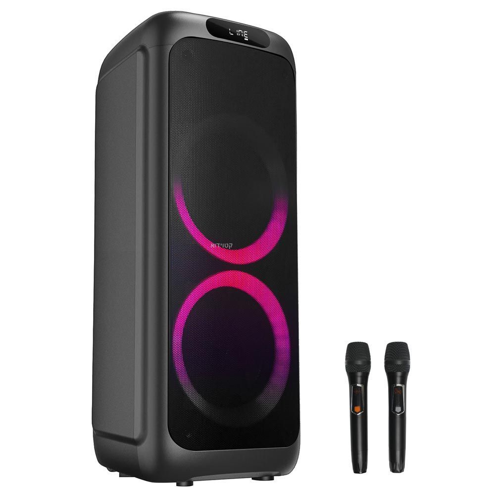 רמקול מוגבר בידורית ניידת נטענת APEXTONE MERHM1010 HAYMER AUDIO HM1010