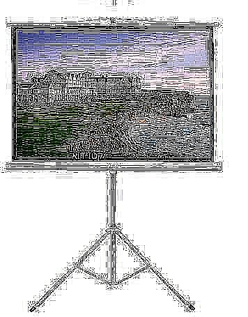 מסך הקרנה על חצובה 16/9 266X149 CAESAR