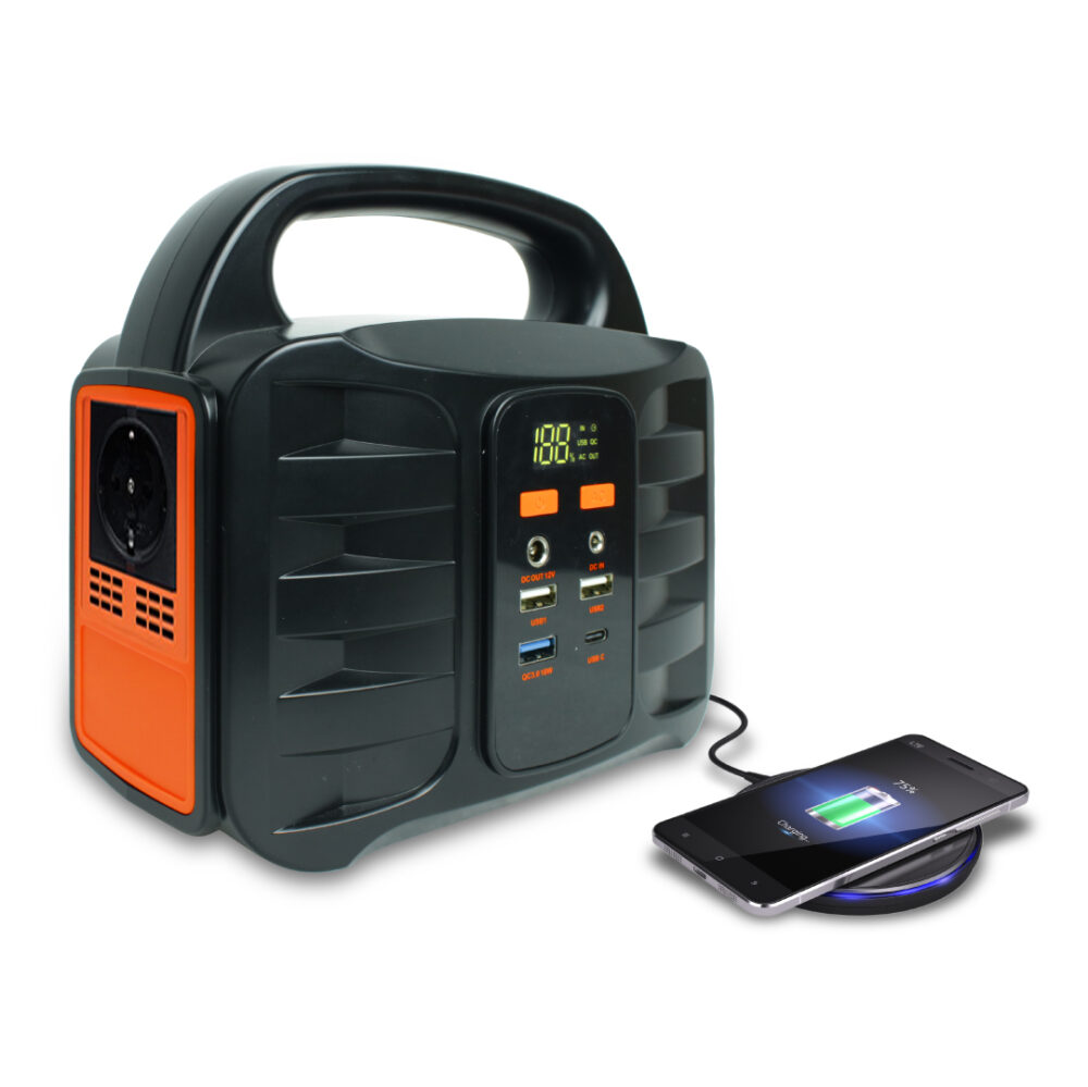 תחנת כוח ניידת 148Wh PURE ENERGY דגם ENERGIX-40 עם שקע חשמל