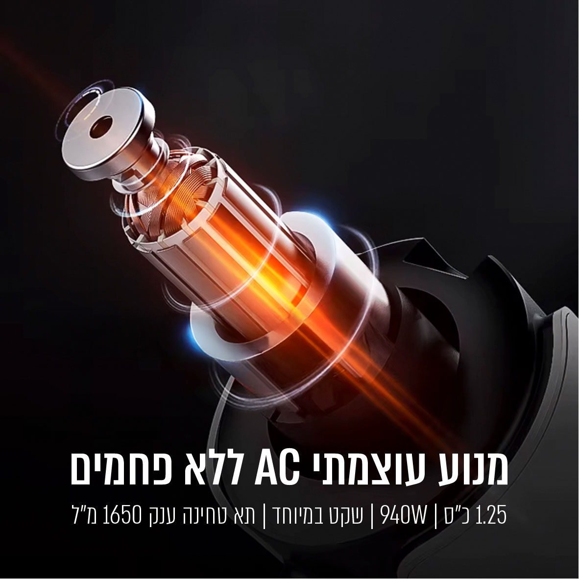 טוחן אשפה HOMEX דגם GRANITOR עם מתג אלחוטי 1.25 כ"ס – תמונה 4