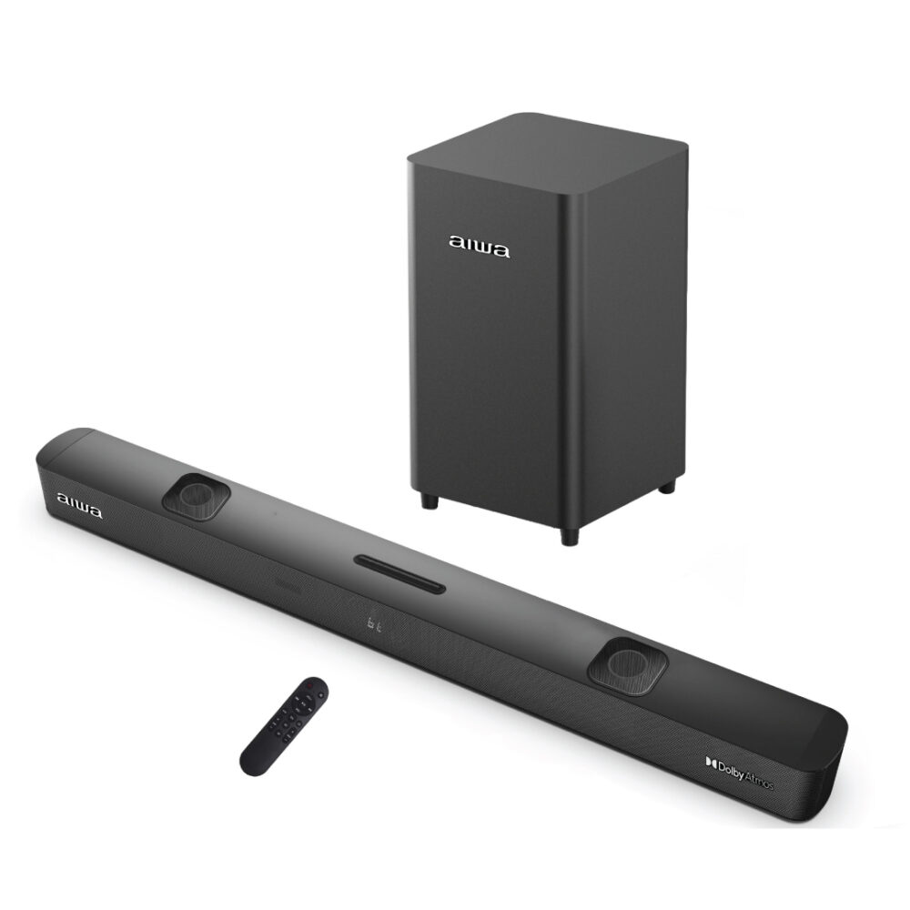 מקרן קול AIWA ASB-255 DOLBY ATMOS 2.1.2 עם סאב וופר אלחוטי 500W