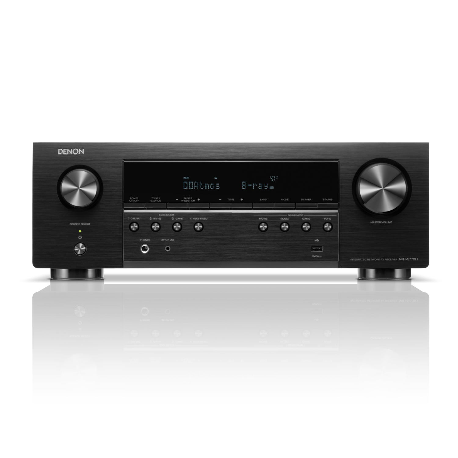 רסיבר לקולנוע ביתי 7.2 ערוצים DENON AVRS770HBKE2