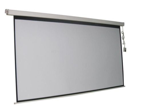מסך הקרנה חשמלי 90" 200X112 בד אפור HD VISION SCREEN