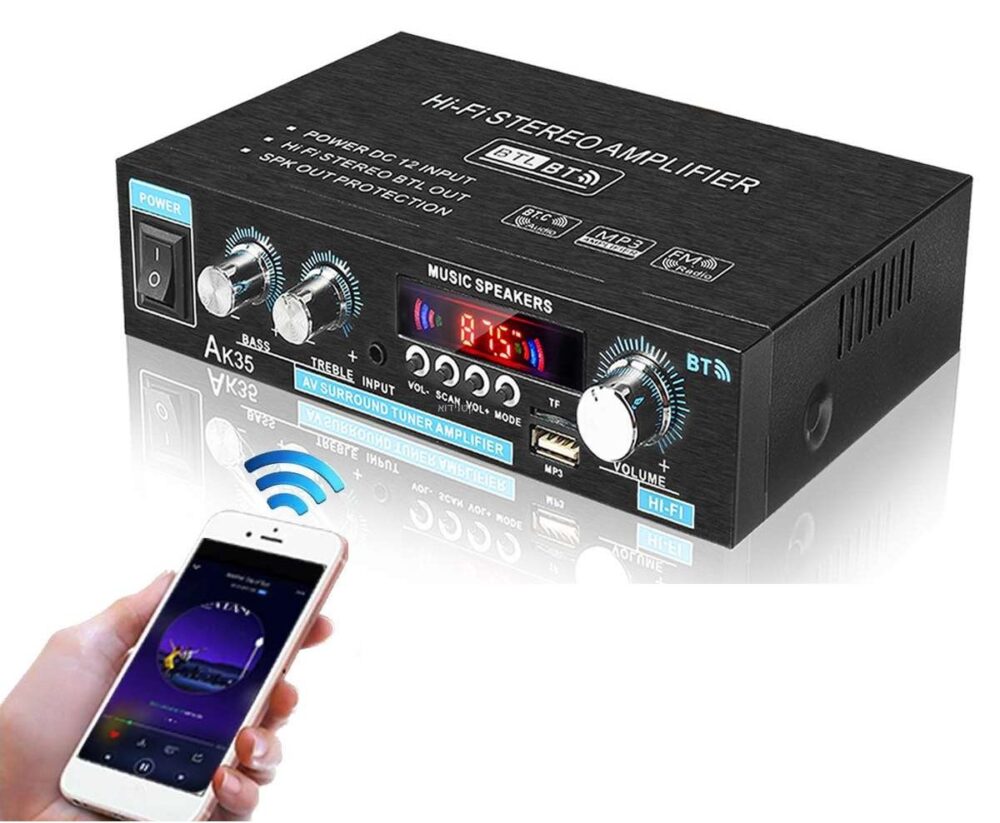 מגבר סטריאו עם בלוטוס PURE SOUND AK35