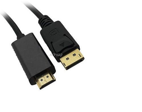 כבל DP ל-HDMI באורך כ-1.8 מטר תומך ב-4K HDMIDP4K2M