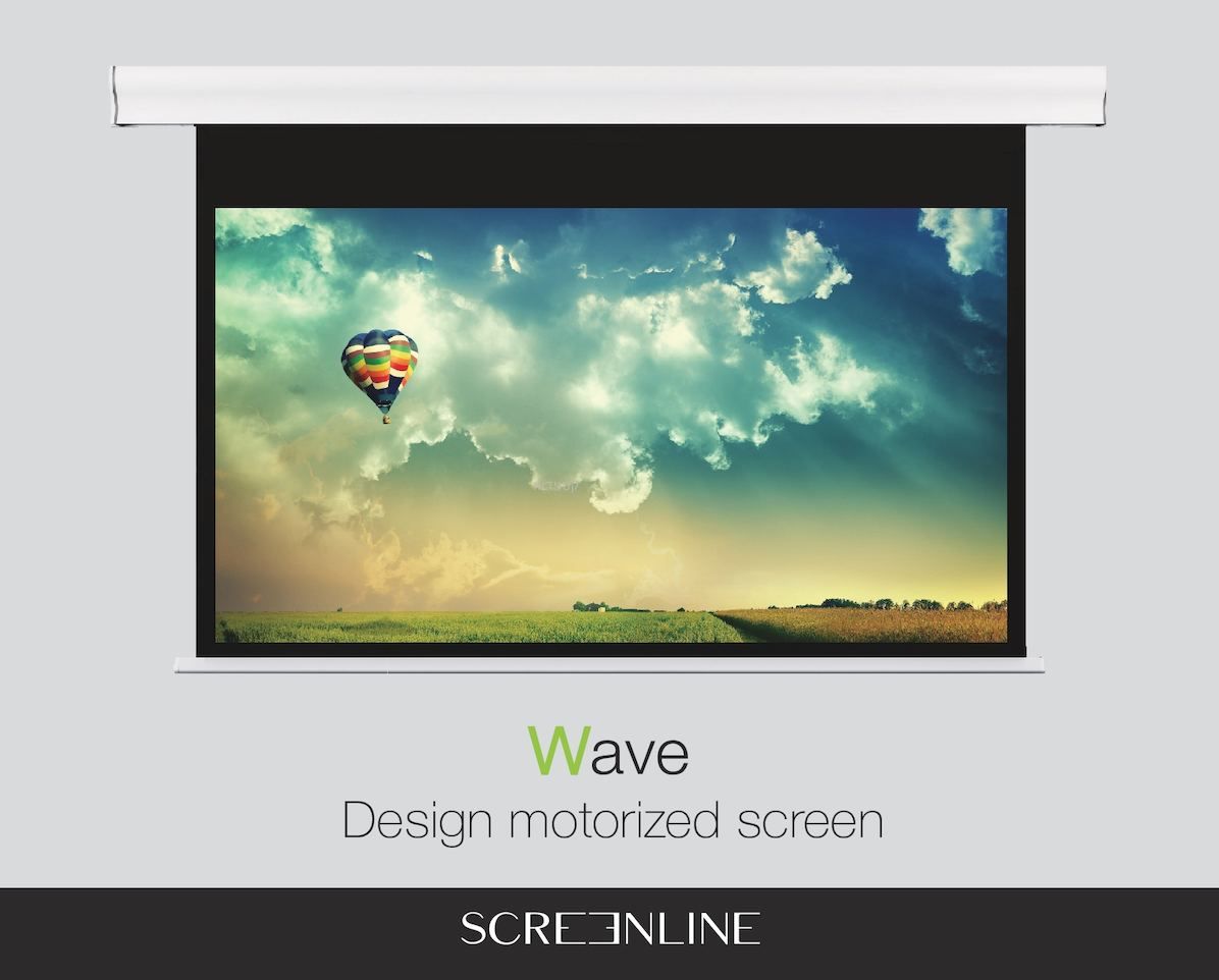 מסך הקרנה חשמלי איטלקי SCREENLINE SCREENLINE92H 203X114 92" – תמונה 2
