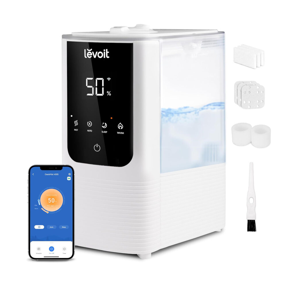 מכשיר אדים חכם להוספת לחות LEVOIT דגם LUH-O451S-WEU-41