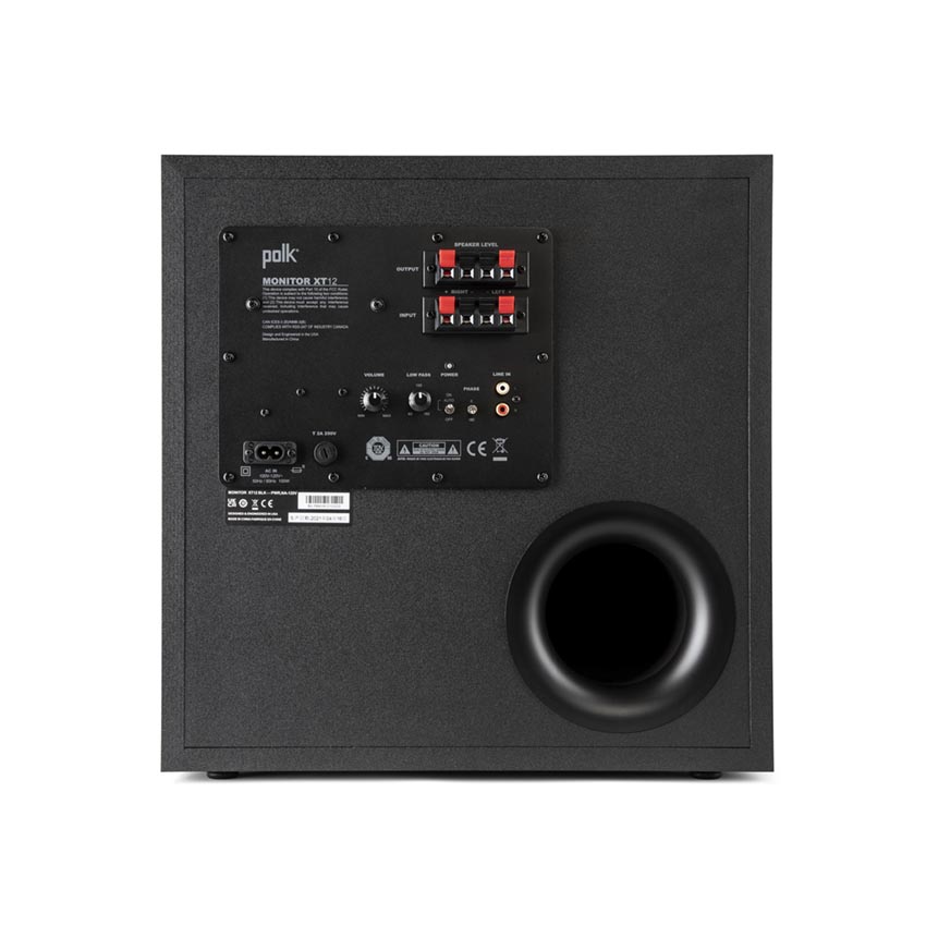 סאבוופר 12 אינץ' POLK AUDIO דגם MXT12-SUB שחור מסדרת MXT – תמונה 5