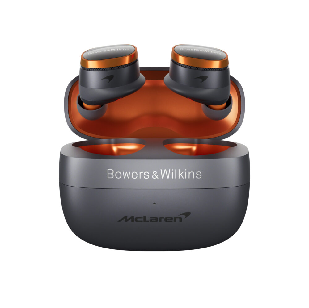 אוזניות Bowers & Wilkins דגם Pi8 McLaren נטענות עם ביטול רעשים ANC In-Ear