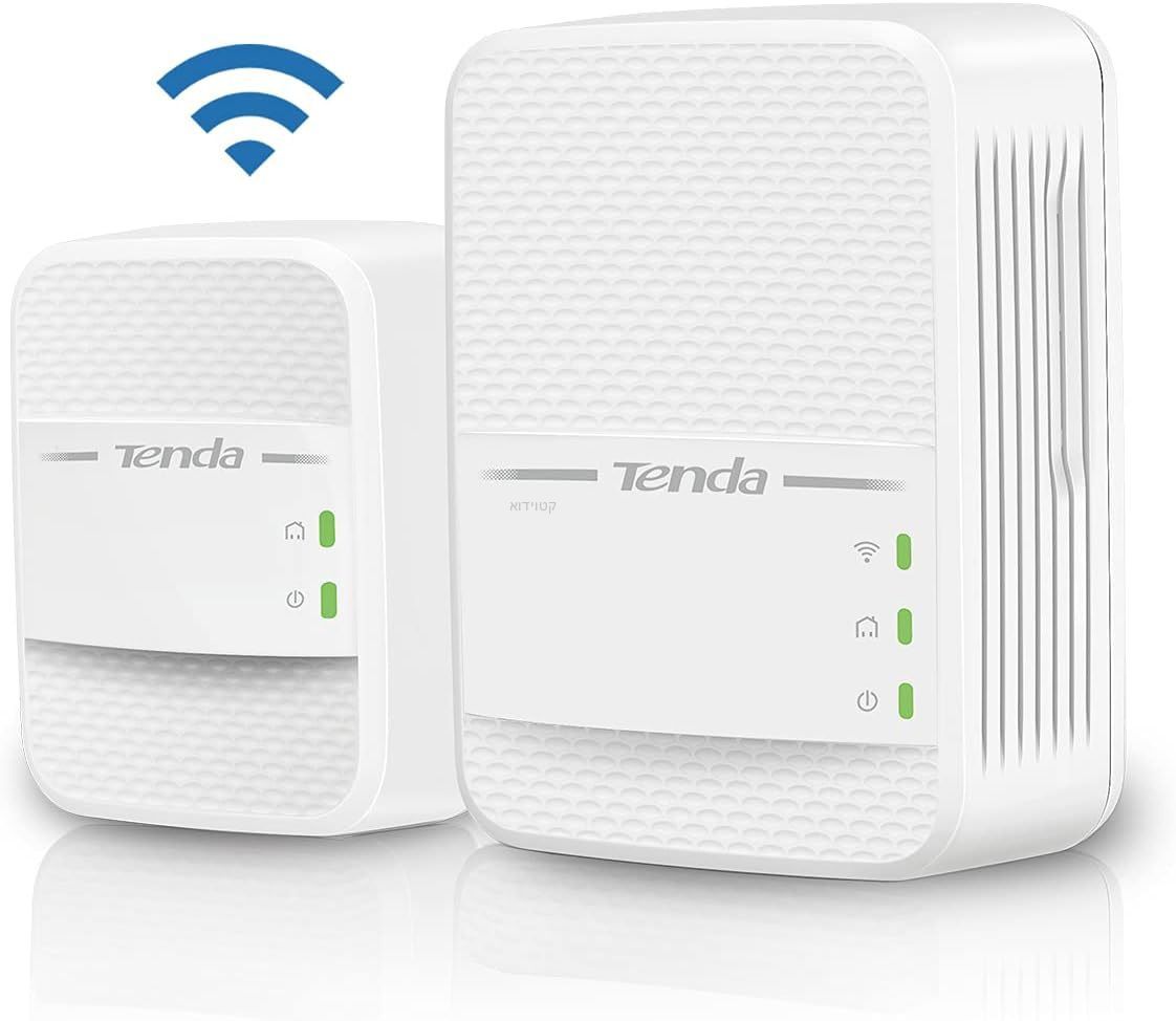 מתאם רשת TENDA PH10 עם חיבור WIFI על גבי רשת החשמל