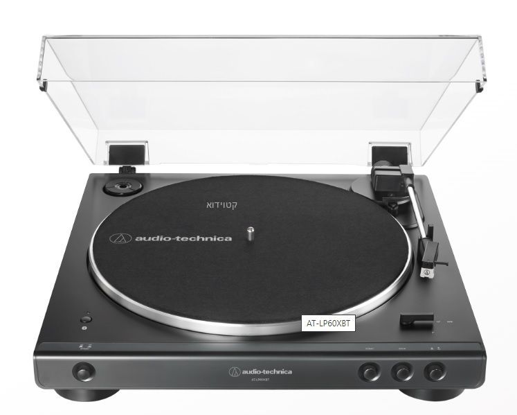 פטיפון AUDIO-TECHNICA AT-LP60XBT צבע שחור