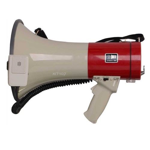 מגפון PURE SOUND MEGAPHONE20 עם מיקרופון נשלף USB והספק עד 20 וואט