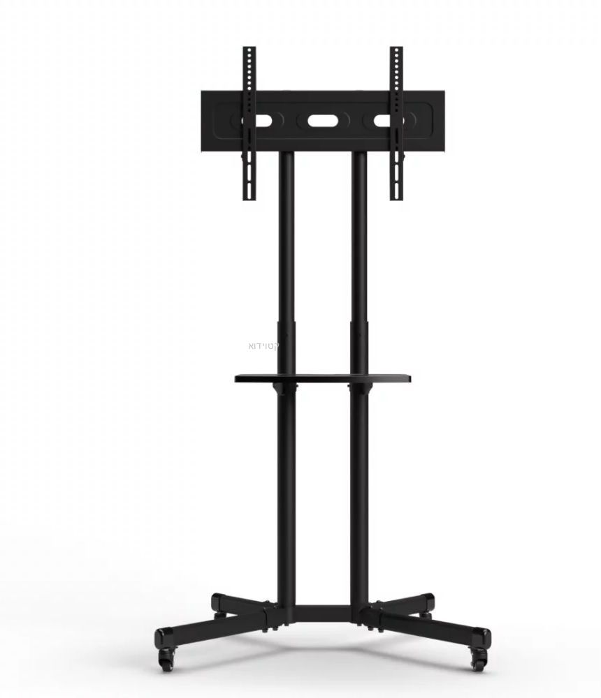 עגלה ניידת עם גלגלים למסכים Audio Line AVA-1300 ומדף מובנה