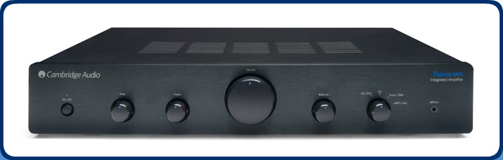 מגבר סטריאו Cambridge Audio AM5 איכותי 30W RMS