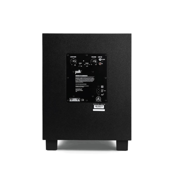 סאב 10 אינץ' שחור POLK AUDIO דגם MXT10-SUB-BLK מסדרת MXT – תמונה 5