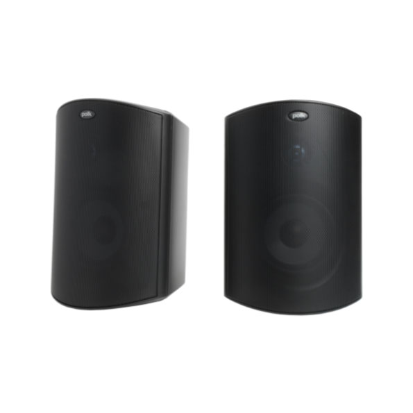זוג רמקולים שחורים Polk Audio Atrium-6-B OUT-DOOR 5.25