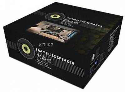 רמקול עגול שקוע בקיר 6.5" ללא מסגרת PURE SOUND LUMIFLC6K – תמונה 4