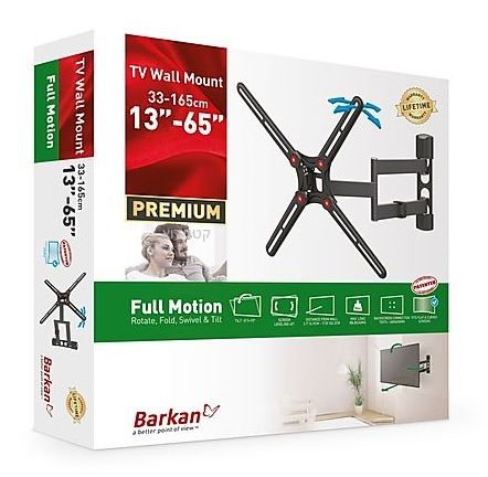 זרוע ברקן למסכים שטוחים וקעורים BI343 BARKAN – תמונה 4