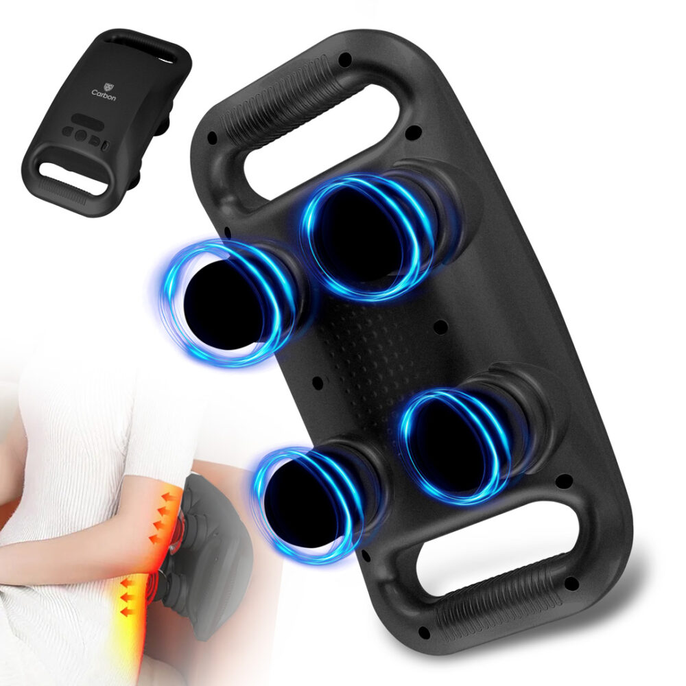 מכשיר עיסוי CARBON דגם MAXIMUS עם טכנולוגיית 4 ראשים לעיסוי מדויק