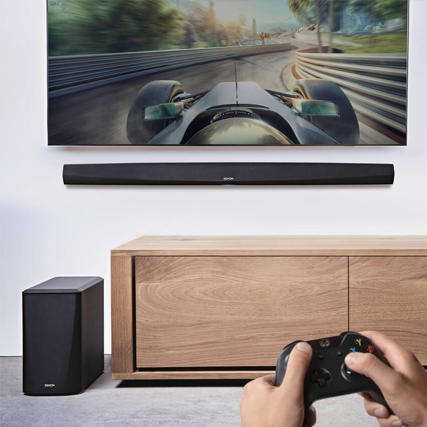 מקרן קול DENON דגם DHTS516HBKE2 עם סאב וופר אלחוטי – תמונה 5