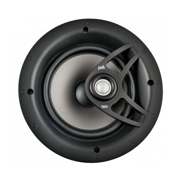 רמקולים שקועים עגולים 8" POLK AUDIO דגם V-80 עם מסגרת דקה