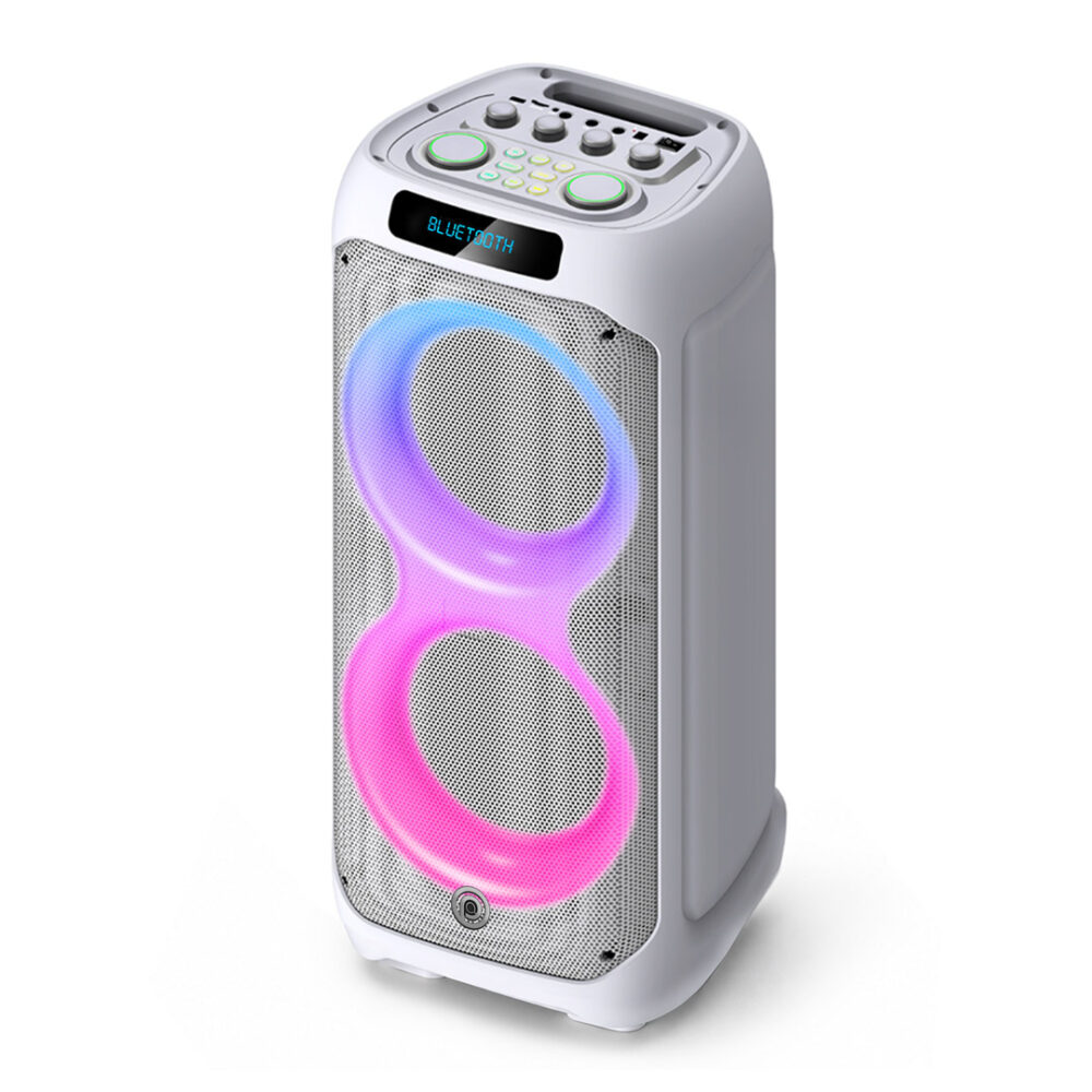 רמקול נייד מוגבר PURE ACOUSTICS דגם AVALON-88 עם תאורת RGB לבן